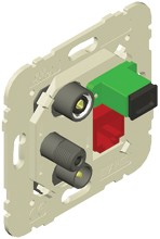 Tomada Mista R+TV+SAT+RJ45 CAT6 UTP+FO SC-APC Estrela S?rie MEC21 - EFAPEL