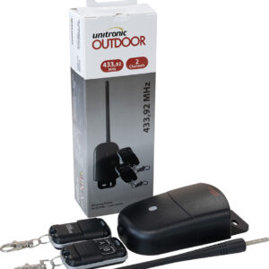 Kit Emissor Receptor 2 Canais e 2 Comandos Exterior (433,92MHz) - UNITRONIC