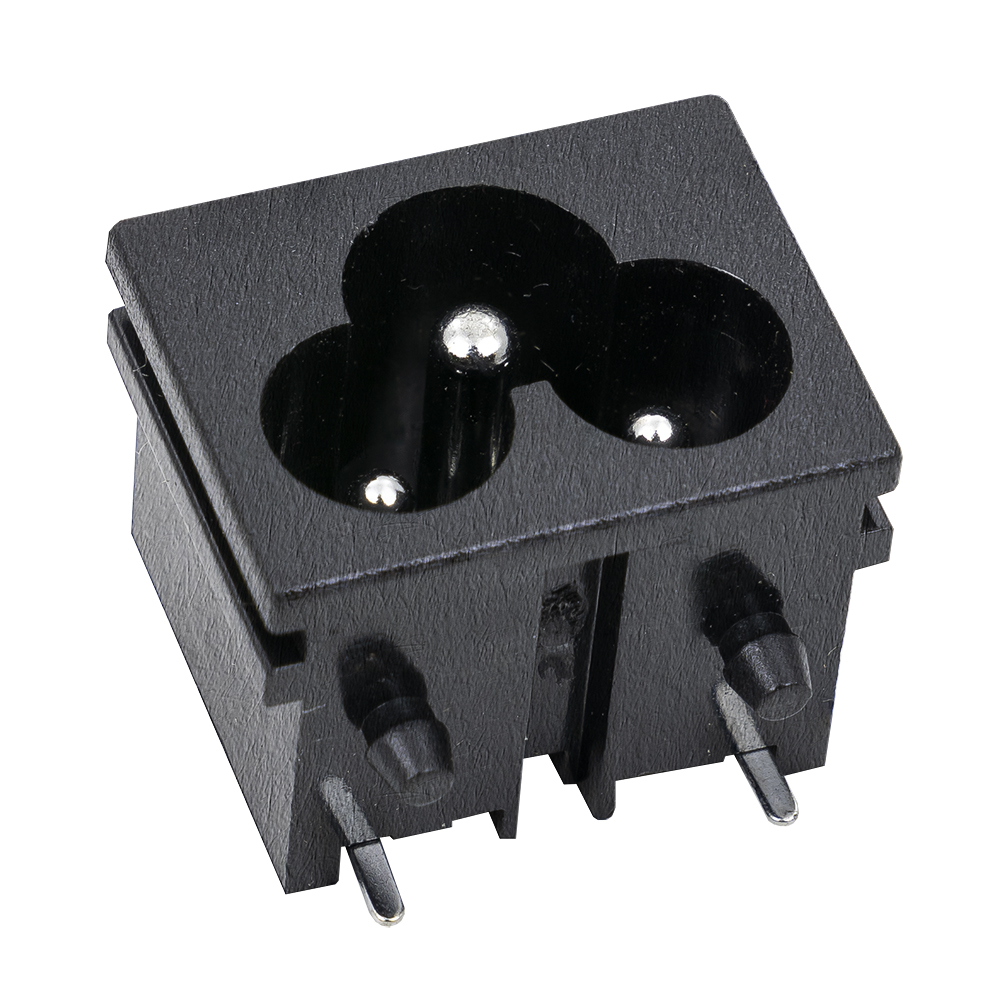 Ficha C.I. Femea Tripolar 2,5A 250V (IEC-C6)