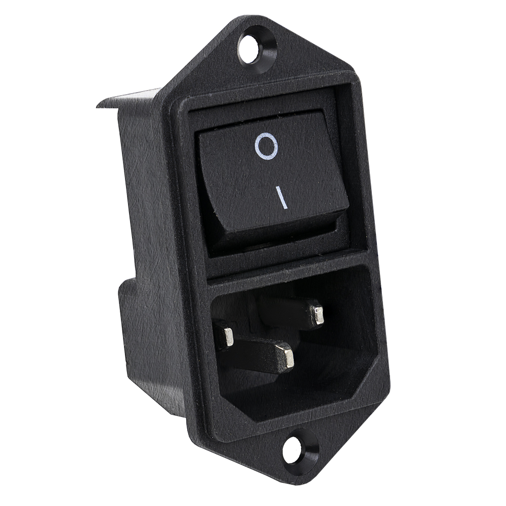 Base de Corrente Tripolar 10A 250V c/ Interruptor