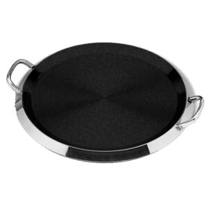Grelhador Circular Antiaderente 34 Europa 34cm (Inox) - SILAMPOS
