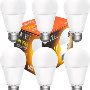 Pack 6x Lampadas LED 220V E27 10W Branco Q. 3000K 950Lm
