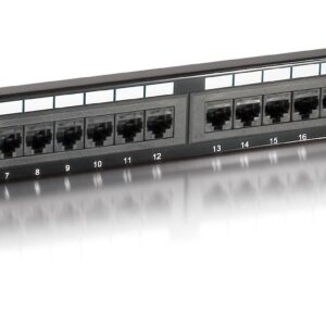 Patch Panel 24 Portas Cat.5e 19 1U - EQUIP