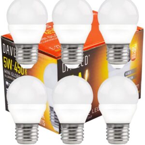 Pack 6x Lampadas LED 220V E27 5W Branco Q. 3000K 450Lm