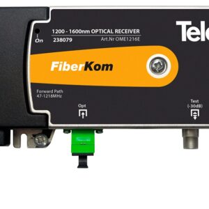 Mini-Receptor Óptico FiberKom c/ Tecnologia OLC 1200...1600nm - TELEVES
