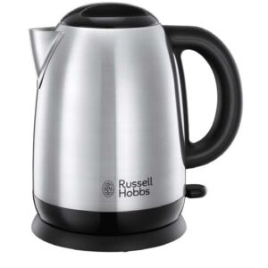 Chaleira El?trica 1,7L 2400W Adventure (Preto/Prateado) - RUSSELL HOBBS