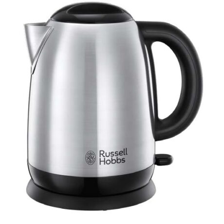Chaleira Elétrica 1,7L 2400W Adventure (Preto/Prateado) - RUSSELL HOBBS