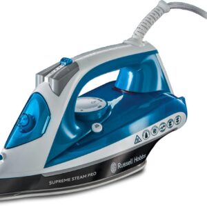 Ferro de Engomar a Vapor Supreme Steam Pro 2600W 0.31L (Azul/Branco) - RUSSEL HOBBS