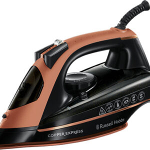 Ferro a Vapor Copper Express 2600W (Preto/Cobre) - RUSSELL HOBBS
