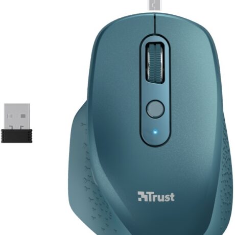 Rato s/ Fios Ozaa 2400 DPI (Azul) - TRUST