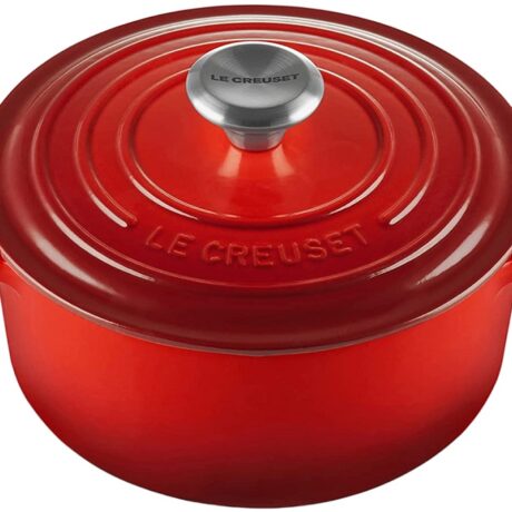 Caçarola Cocotte Signature Redonda de Ferro 4.2L 24cm (Vermelho) - LE CREUSET