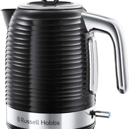 Chaleira Elétrica 1,7L 2400W Inspire (Preto/Prateado) - RUSSELL HOBBS