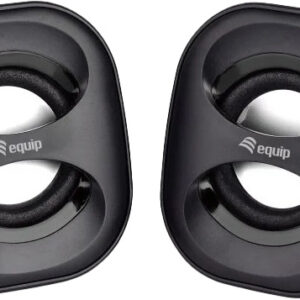 Colunas Life Mini 2.0 USB 6W (Preto) - EQUIP