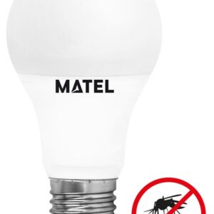 L?mpada LED E27 A60 220V 10W Branco F. 6000K + Branco Q. 3000K + Anti-Mosquitos 800Lm - MATEL
