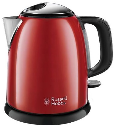 Chaleira Elétrica 1L 2400W (Preto/Vermelho) - RUSSELL HOBBS