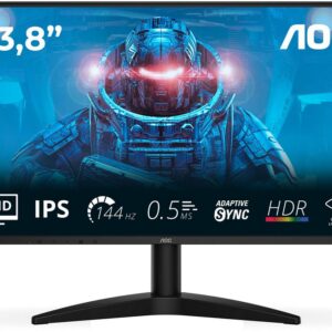 Monitor 24B36X IPS W-LED 23.8 FHD 16:9 144Hz VESA Adaptive Sync - AOC