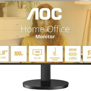 Monitor 23.8 B3 24B3CF2 LED Full HD (Preto) - AOC