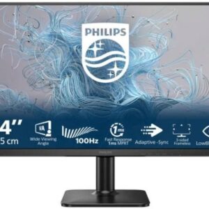 Monitor 23,8 1000 series 24E2N1100LB/00 Full HD LCD (Preto) - PHILIPS