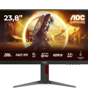 Monitor 24G4HA IPS W-LED 23.8 FHD 16:9 200Hz FreeSync / VESA Adaptive Sync - AOC