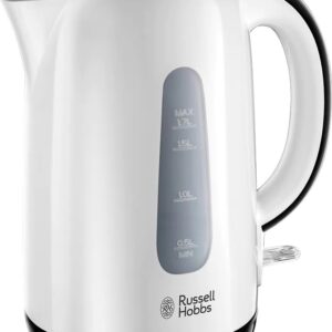 Chaleira El?trica 1.7L 2200W (Preto/Branco) - RUSSEL HOBBS