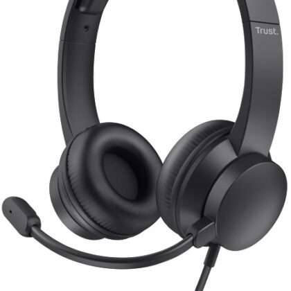Auscultadores Headset Ayda c/ Fios USB (Preto) - TRUST