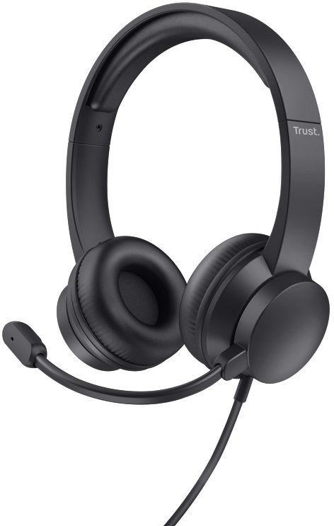 Auscultadores Headset Ayda c/ Fios USB (Preto) - TRUST