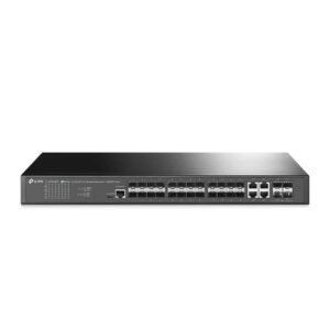 Switch TP-Link JetStream 24 Portas Gigabit L2+ com 4 slots SFP+ de 10GE
