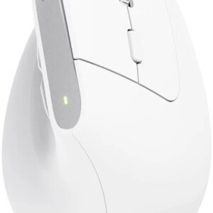 Rato Ergonómico Wireless/Bluetooth Ótico Bayo+ 2400DPI (Branco) - TRUST