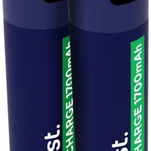 Blister 2x Pilhas Recarreg?veis AA 1700mAh c/ Carregamento por USB-C - TRUST