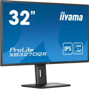 Monitor iiyama ProLite XB3270QS-B5 31.5" IPS 2560 x 1440 WQHD Pivot Preto