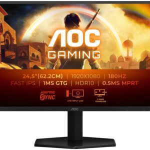 Monitor IPS LED 24.5 25G42E Full HD (Preto) - AOC