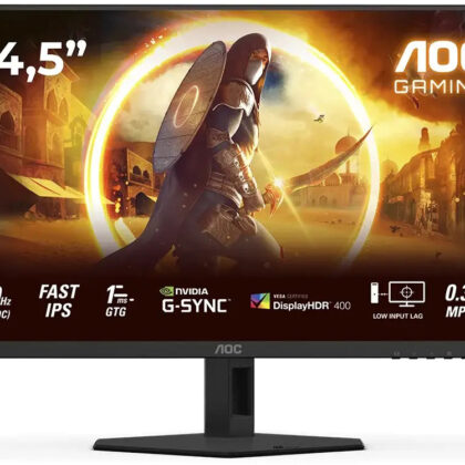 Monitor 25G4SRE IPS W-LED 24.5 FHD 16:9 300Hz/310Hz(OC) G-SYNC Compatible/ VESA Adaptive Sync - AOC
