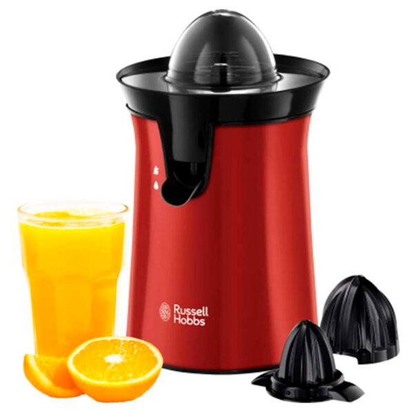 Espremedor Colour Plus+ Flame Red Citrus Press 60W (Vermelho) - RUSSELL HOBBS