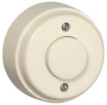 Botão de Pressão Redondo 10A 250V (Marfim) - EFAPEL