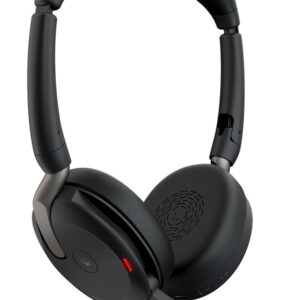 Auscultadores Headset Bluetooth Evolve2 65 Flex + Base de Carregamento (Preto) - JABRA