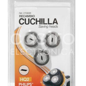 Pack 3x Laminas Maq. Barbear p/ Philips Equivalente a HQ2 - GSC