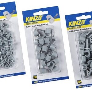 Pack 3x Emb. Abraçadeiras Diversas c/ Prego (110 pcs) - KINZO