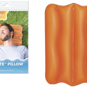 Almofada Insufl?vel 38 x 25cm (Laranja) - BESTWAY 52127