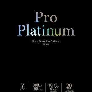 Papel Fotográfico 10x15cm Pro Platinum (20 Folhas) - CANON