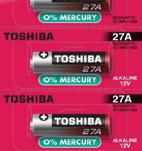 Pilha Alcalina 12V 27A - TOSHIBA
