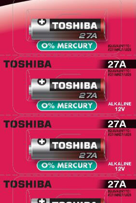 Pilha Alcalina 12V 27A - TOSHIBA