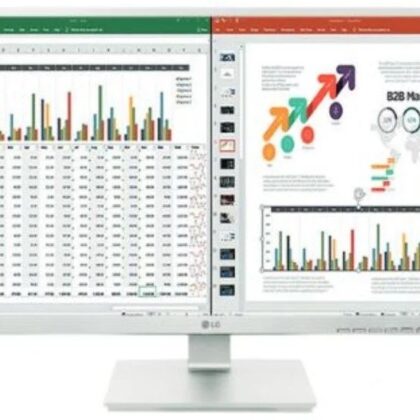 Monitor IPS LED 27 27BK55YP-W Full HD (Branco) - LG