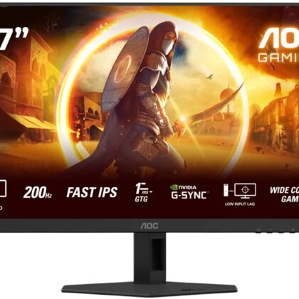 Monitor LED 27 27G4HRE Full HD (Preto/Vermelho) - AOC