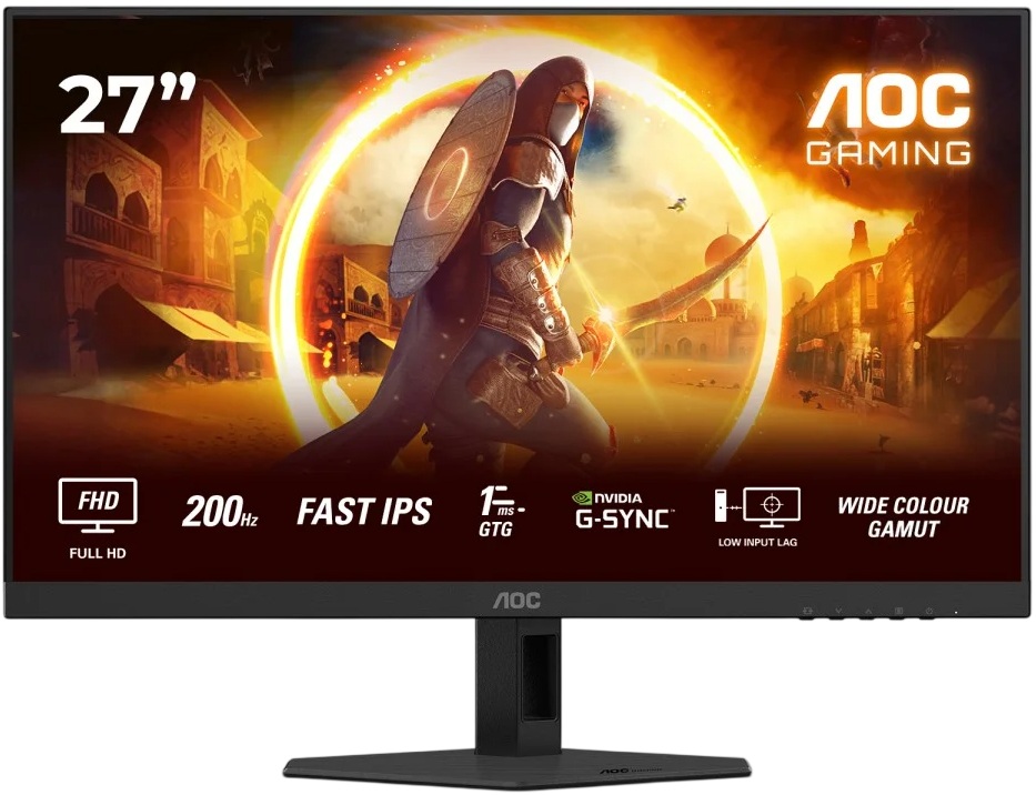 Monitor LED 27 27G4HRE Full HD (Preto/Vermelho) - AOC