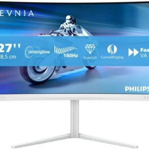 Monitor Curvo Evnia 27 27M2C5501/00 Quad HD LCD (Branco) - PHILIPS