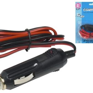 Ficha de Isqueiro c/ Cabo Prolongador 12-24V 5A - ALL Ride