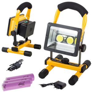 Projector LED t/ Obras 220V Branco F. 6000K 30W 2400Lm (IP65)