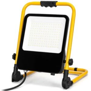 Projector LED t/ Obras 220VAC Branco F. 6000K 100W 9000Lm (IP65)