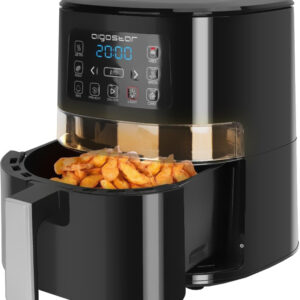 Fritadeira Eléctrica s/ Óleo c/ Janela 1600W 4L (Preto)