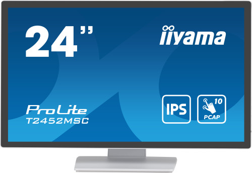 Monitor Touch iiyama ProLite T2452MSC-W1 24" (23.8" visível) Full HD (1080p) IPS - 400 cd/m² HDMI DisplayPort